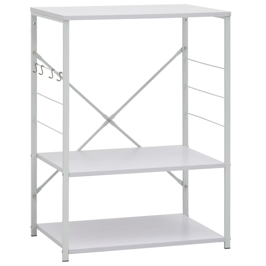 Magnetronkast 60X39,6X79,5 Cm Bewerkt Hout Wit