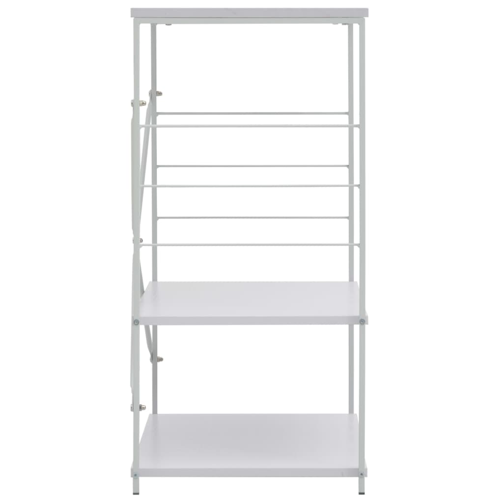 Magnetronkast 60X39,6X79,5 Cm Bewerkt Hout Wit