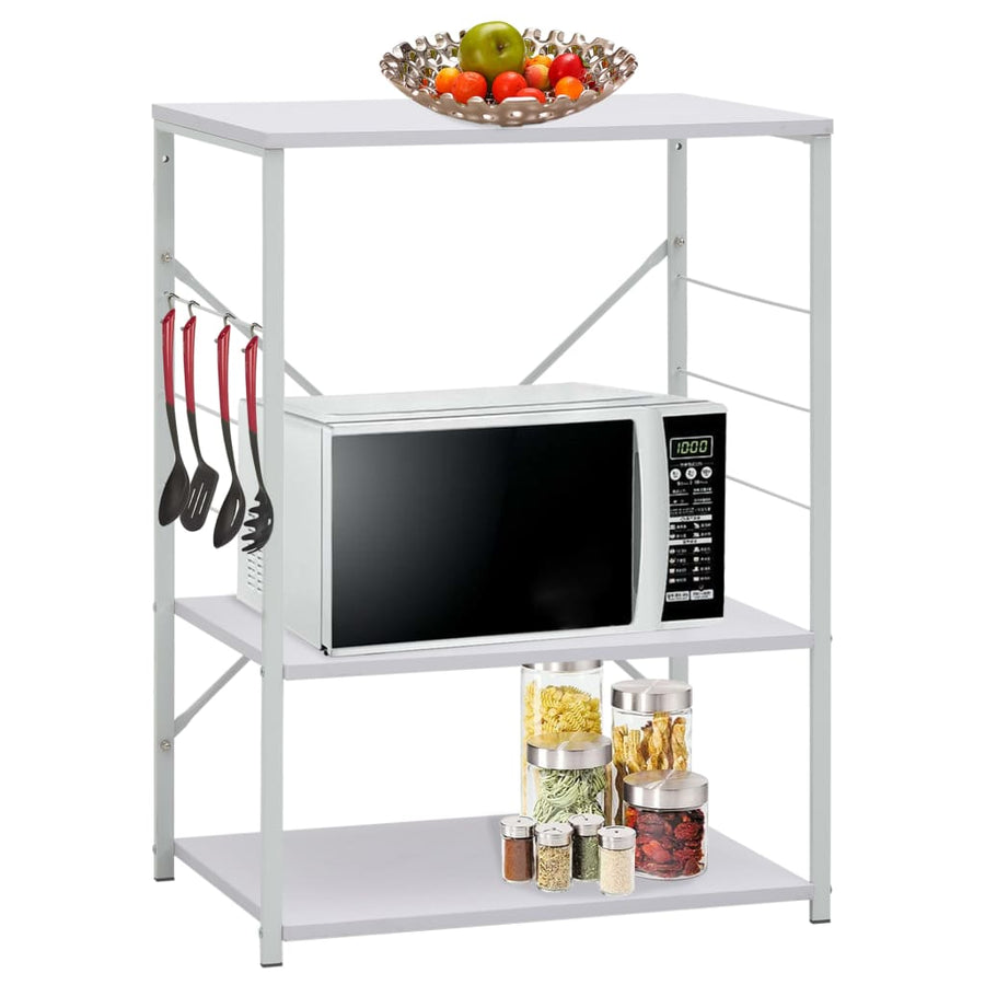 Magnetronkast 60X39,6X79,5 Cm Bewerkt Hout Wit