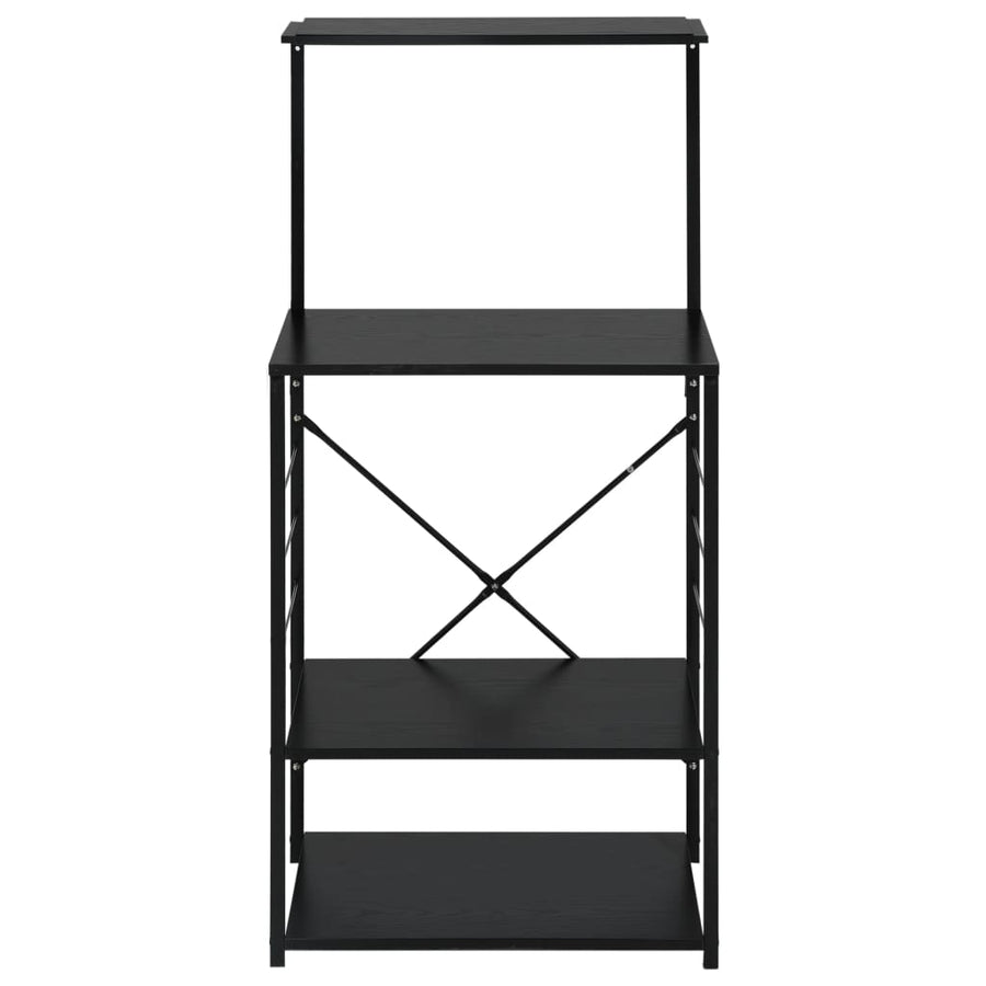 Magnetronkast 60X39,6X123 Cm Bewerkt Hout Zwart