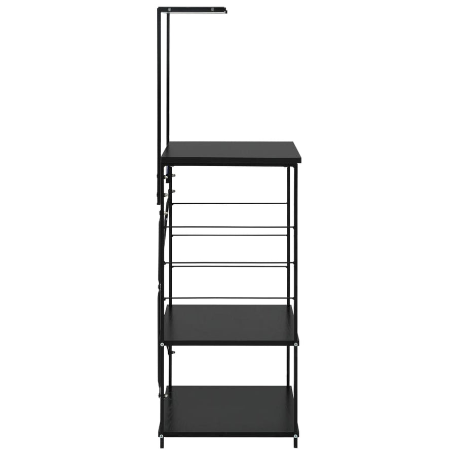 Magnetronkast 60X39,6X123 Cm Bewerkt Hout Zwart
