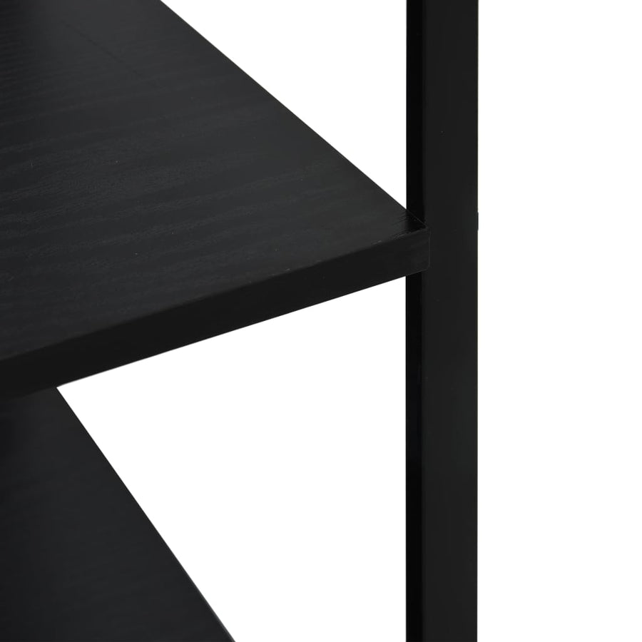 Magnetronkast 60X39,6X123 Cm Bewerkt Hout Zwart