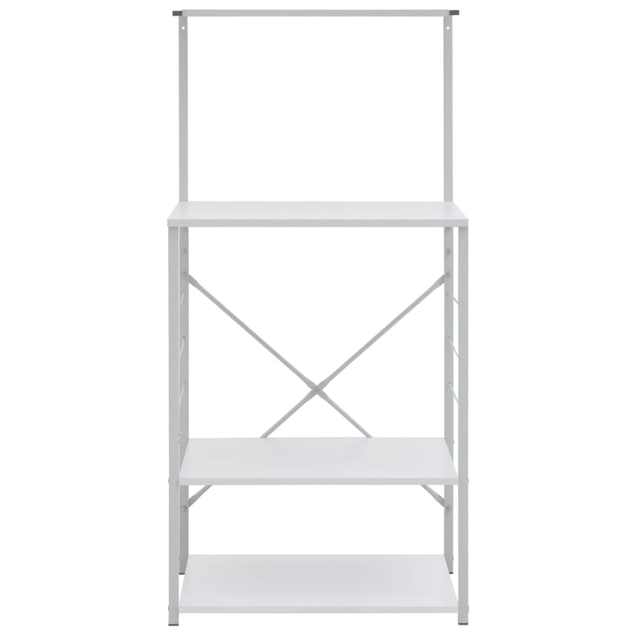 Magnetronkast 60X39,6X123 Cm Bewerkt Hout Wit