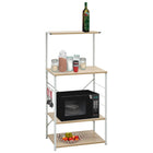 Magnetronkast 60x39.6x123 cm bewerkt hout wit eiken