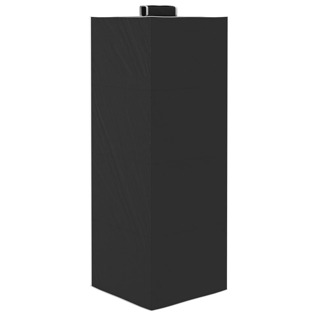 Kledingorganisers Hangend Met 4 Schappen Stof Zwart 30 x 30 x 84 cm