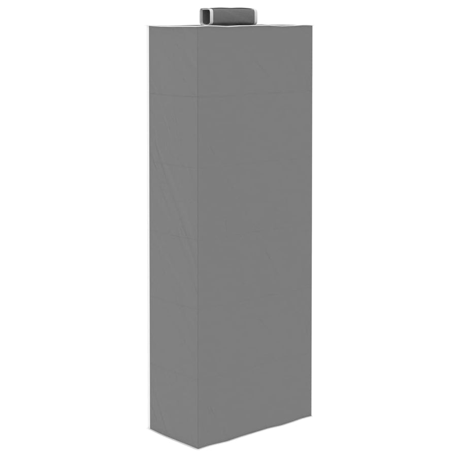 Kledingorganisers hangend 2 st met 6 schappen stof 30 x 15 x 80 cm