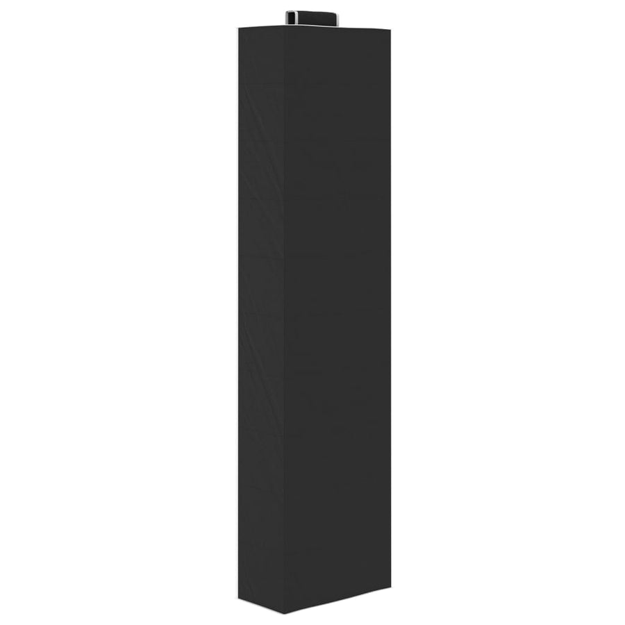 Kledingorganisers hangend 2 st met 10 schappen stof 30 x 15 x 120 cm