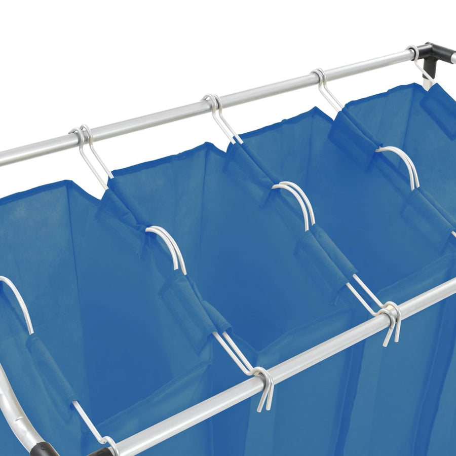 Wassorteerder Met Staal Blauw 4 zakken