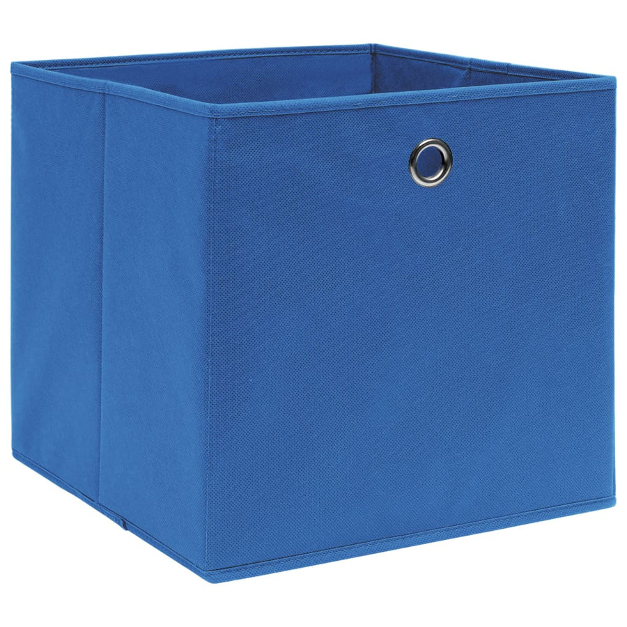 Opbergboxen 32X32X32 Cm Stof Blauw 4 Blauw zonder deksels