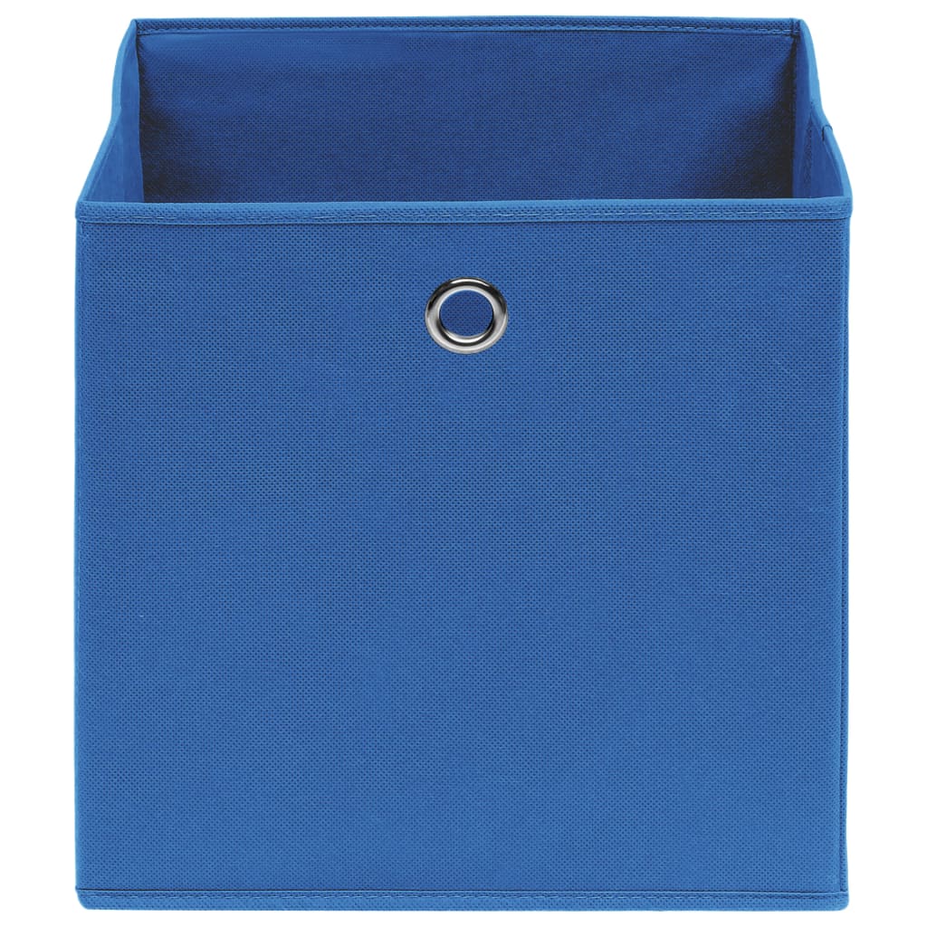 Opbergboxen 32X32X32 Cm Stof Blauw 4 Blauw zonder deksels