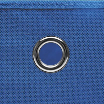 Opbergboxen 32X32X32 Cm Stof Blauw 4 Blauw zonder deksels