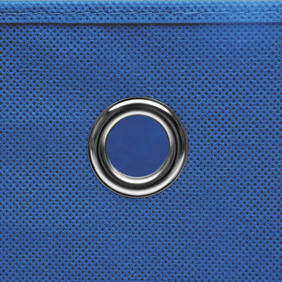 Opbergboxen 32X32X32 Cm Stof Blauw 4 Blauw zonder deksels