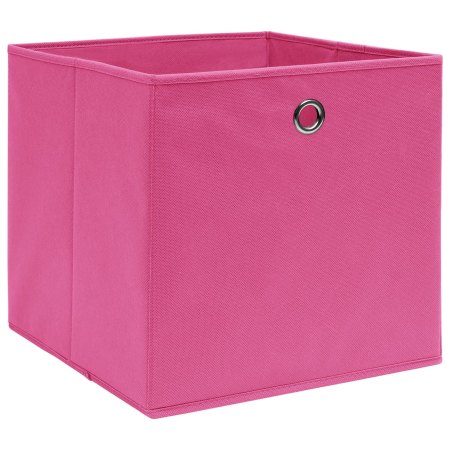Opbergboxen 32X32X32 Cm Stof Roze 4 Roze zonder deksels