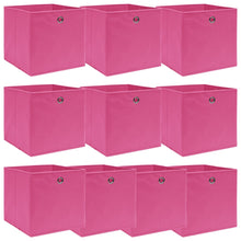 Opbergboxen 32X32X32 Cm Stof Roze 10 Roze zonder deksels