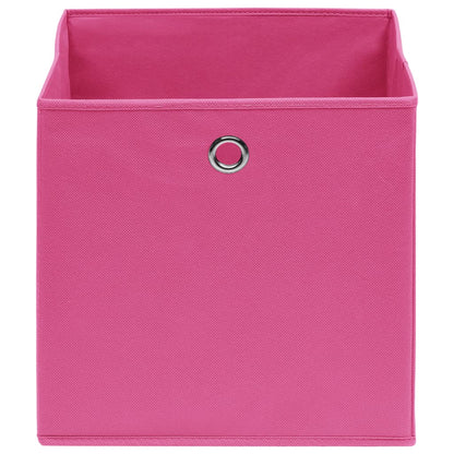 Opbergboxen 32X32X32 Cm Stof Roze 10 Roze zonder deksels
