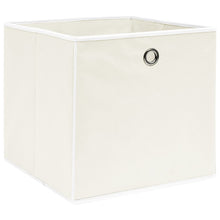 Opbergboxen 32X32X32 Cm Stof Wit 10 Wit zonder deksels