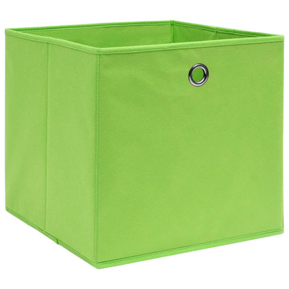 Opbergboxen 32X32X32 Cm Stof Groen 4 Groen zonder deksels