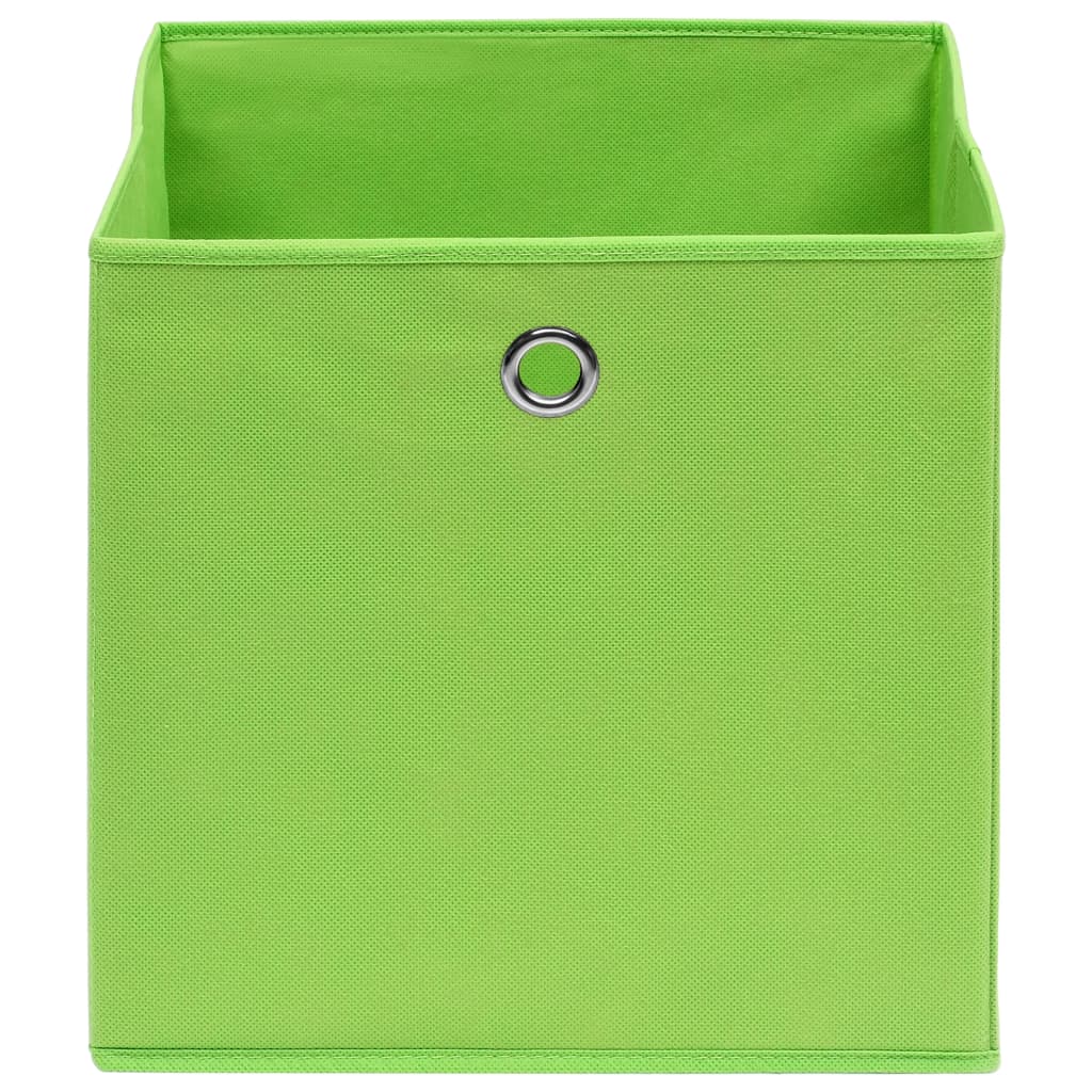 Opbergboxen 32X32X32 Cm Stof Groen 4 Groen zonder deksels