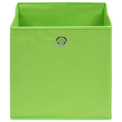Opbergboxen 32X32X32 Cm Stof Groen 4 Groen zonder deksels
