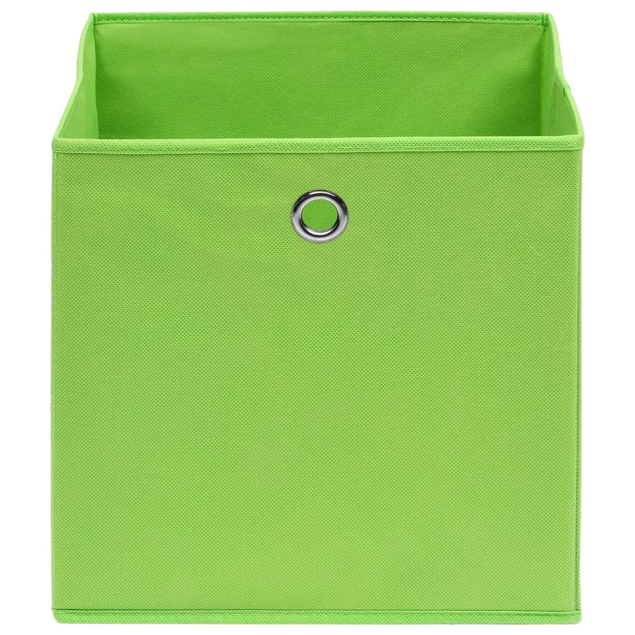 Opbergboxen 32X32X32 Cm Stof Groen 4 Groen zonder deksels