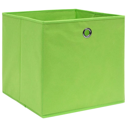 Opbergboxen 32X32X32 Cm Stof Groen 10 Groen zonder deksels