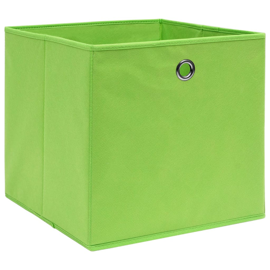 Opbergboxen 32X32X32 Cm Stof Groen 10 Groen zonder deksels