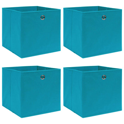 Opbergboxen 32X32X32 Cm Stof Babyblauw 4 Babyblauw zonder deksels