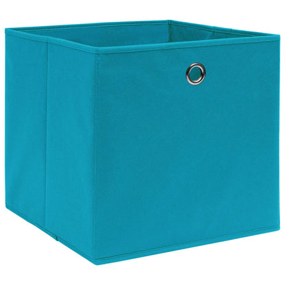 Opbergboxen 32X32X32 Cm Stof Babyblauw 4 Babyblauw zonder deksels