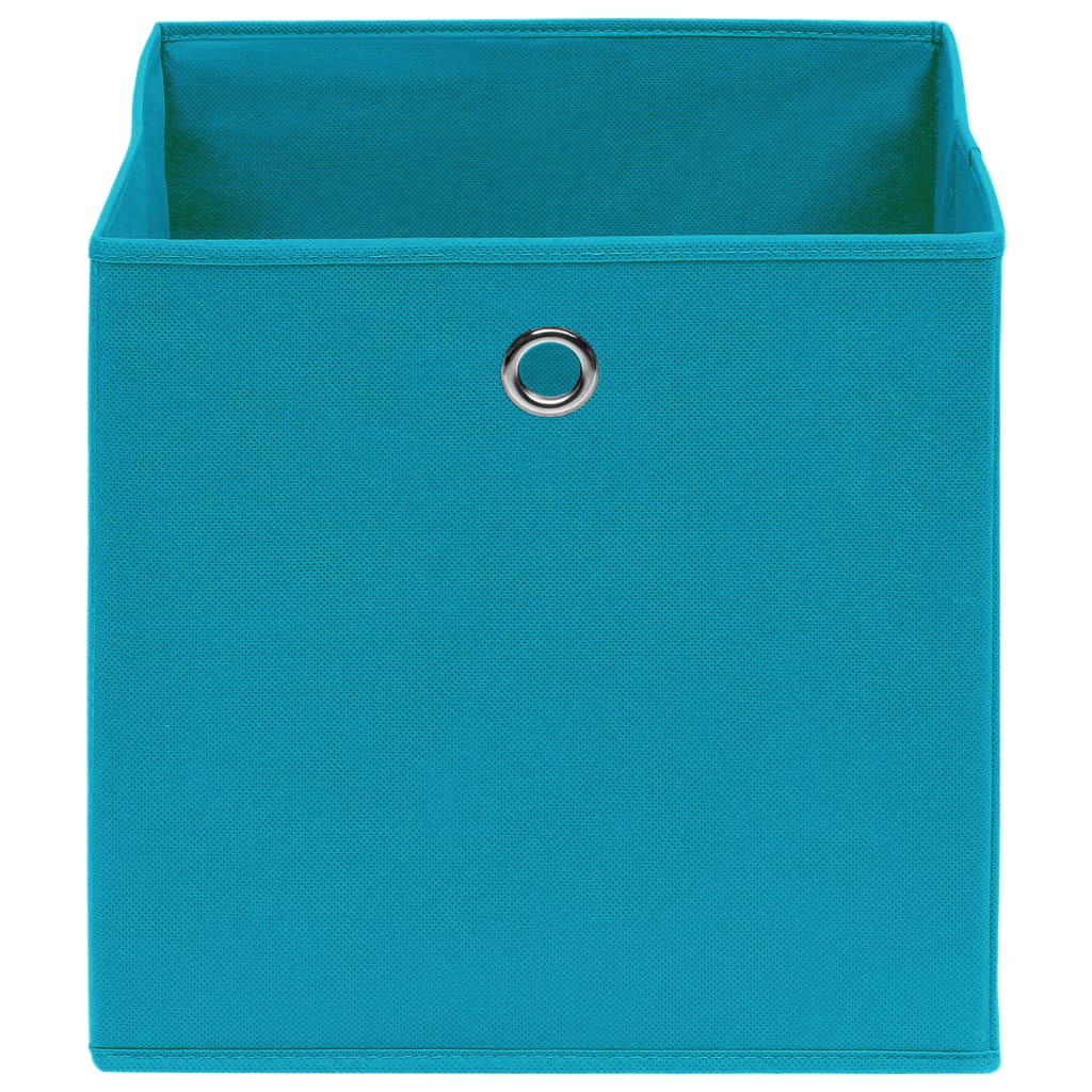 Opbergboxen 32X32X32 Cm Stof Babyblauw 4 Babyblauw zonder deksels