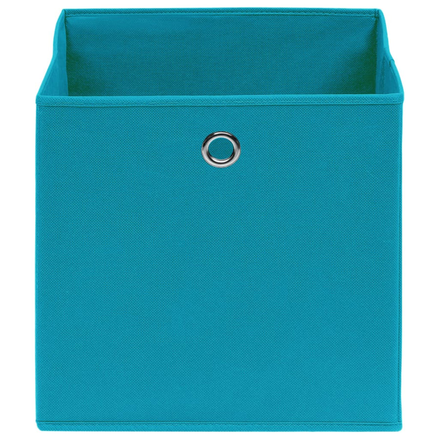 Opbergboxen 32X32X32 Cm Stof Babyblauw 10 Babyblauw zonder deksels