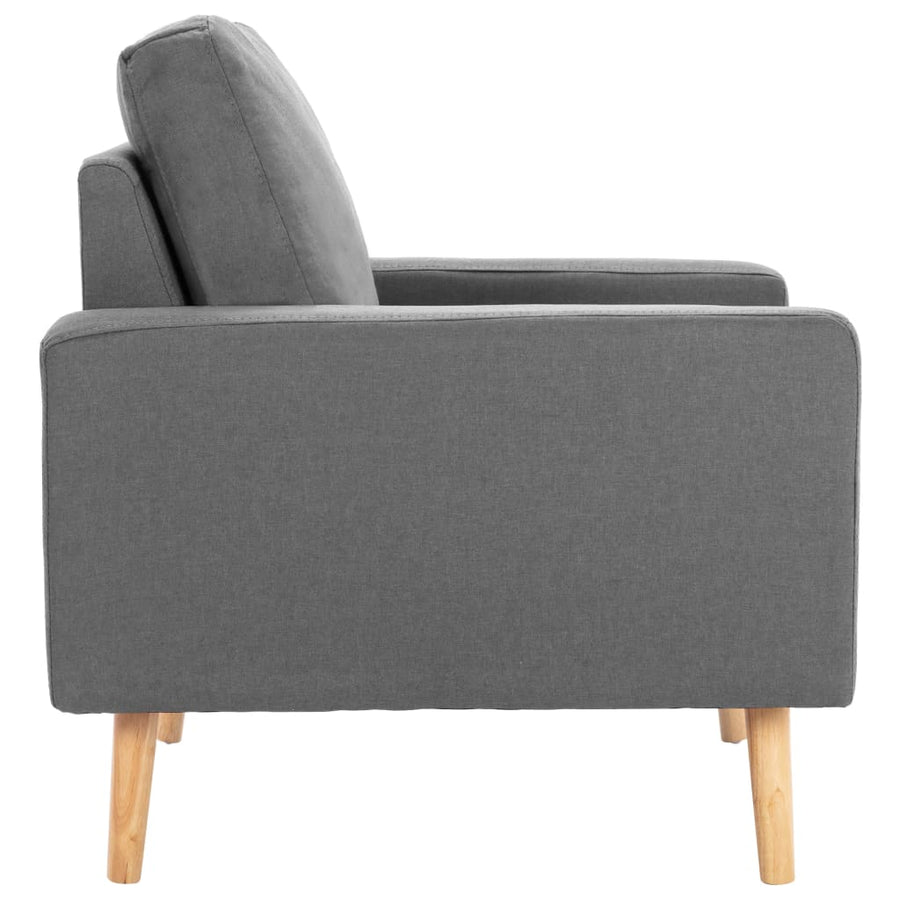 Fauteuil Stof Lichtgrijs