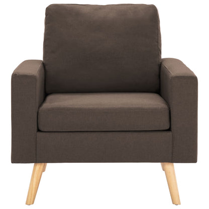 Fauteuil Stof Bruin