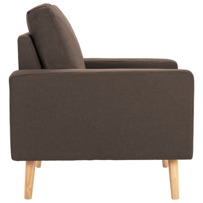 Fauteuil Stof Bruin