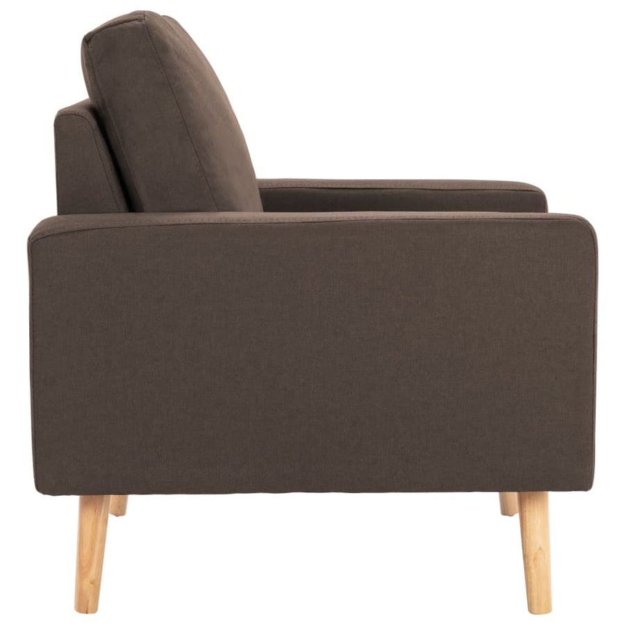 Fauteuil Stof Bruin