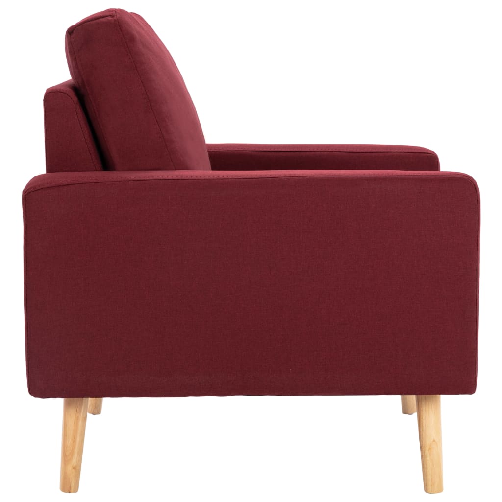 Fauteuil Stof Wijnrood