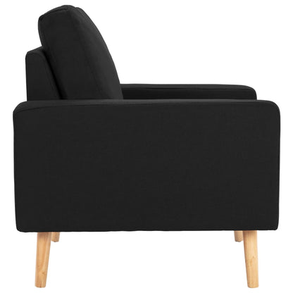 Fauteuil Stof Zwart