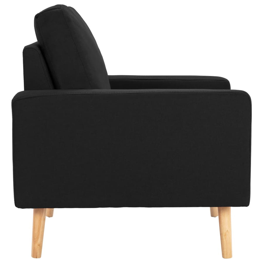 Fauteuil Stof Zwart