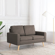 Stof Taupe Tweezitsbank