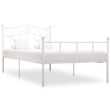 Bedframe Metaal 90 x 200 cm Wit
