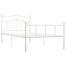 Bedframe Metaal 100 x 200 cm Wit