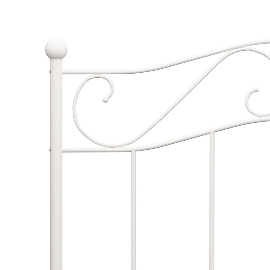 Bedframe Metaal 100 x 200 cm Wit