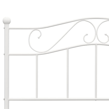Bedframe Metaal 120 x 200 cm Wit