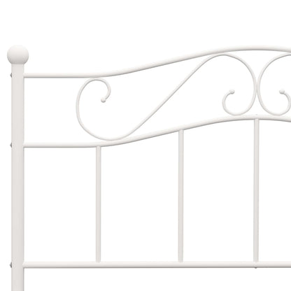Bedframe Metaal 160 x 200 cm Wit