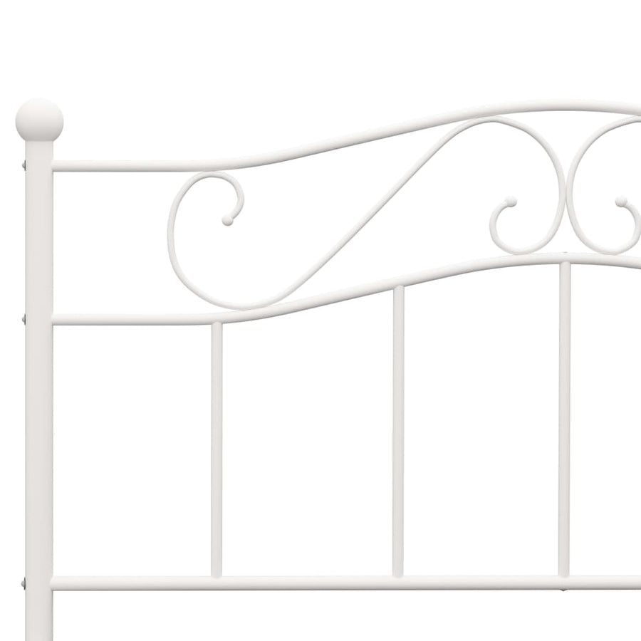 Bedframe Metaal 160 x 200 cm Wit