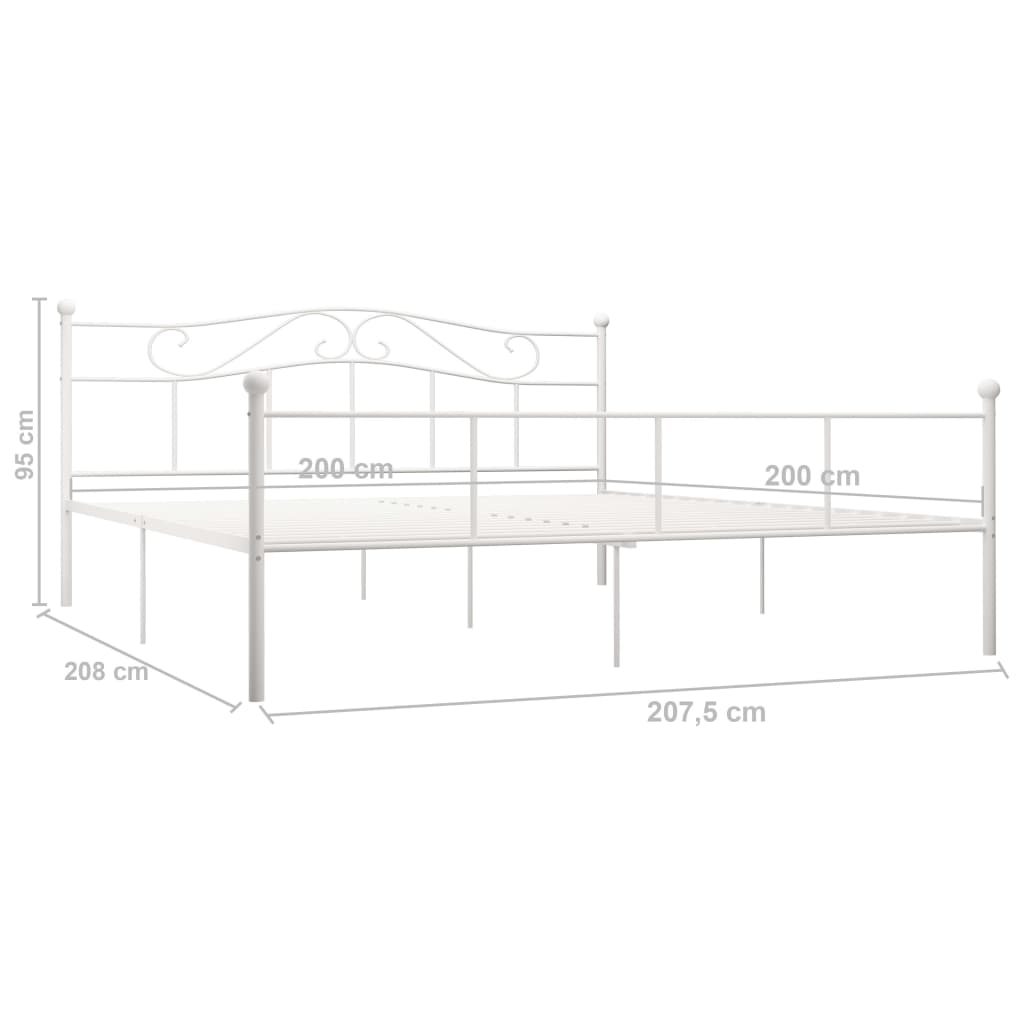 Bedframe Metaal 200 x 200 cm