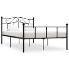 Bedframe metaal 120x200 cm zwart