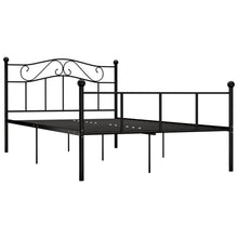 Bedframe Metaal 120 x 200 cm Zwart