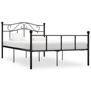 Bedframe metaal zwart 160x200 cm
