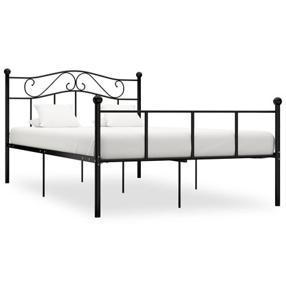 Bedframe Metaal 160 x 200 cm Zwart