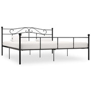 Bedframe metaal zwart 180x200 cm